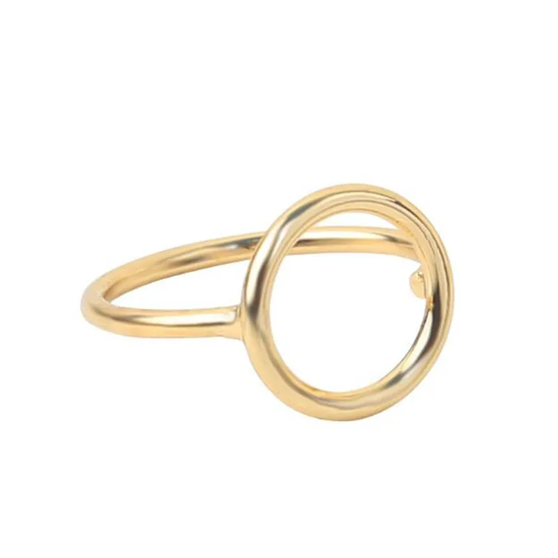 Кольцо Timlee R021 с простым выдолблением геометрическое кольцо индивидуальное