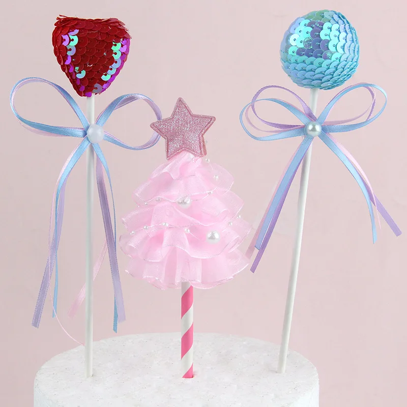 Новинка 5 шт. украшения для выпечки ручной работы разноцветные Украшения