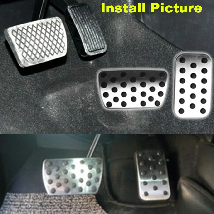 NO Drill AT Accelerator Gas Brake Pedal Pads For Honda Accord Civic CRV CR-V Odyssey Elysion Pilot Jade Car Styling Accessories |