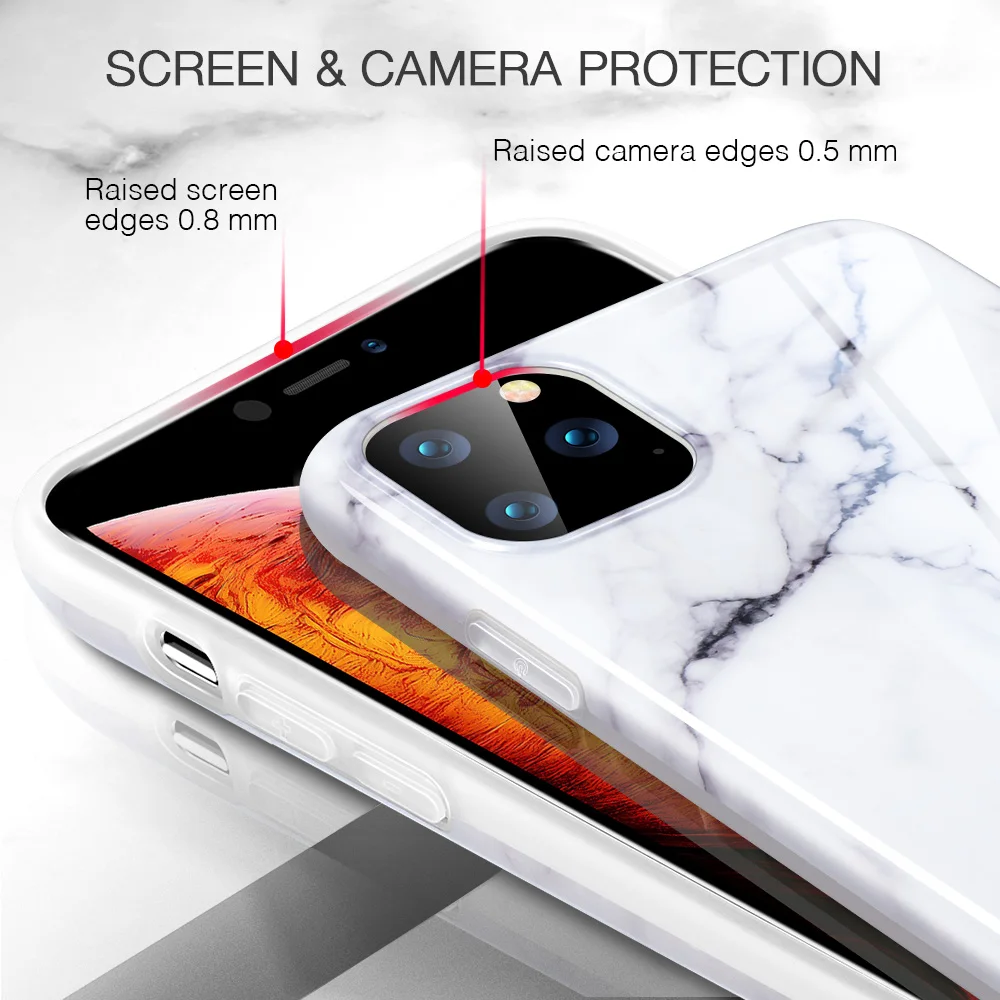 Чехол ESR для iPhone 11 Pro Max, тонкий мягкий, гибкий, из ТПУ чехол с мраморным рисунком для iPhone 11 11 Pro, аксессуары для телефонов