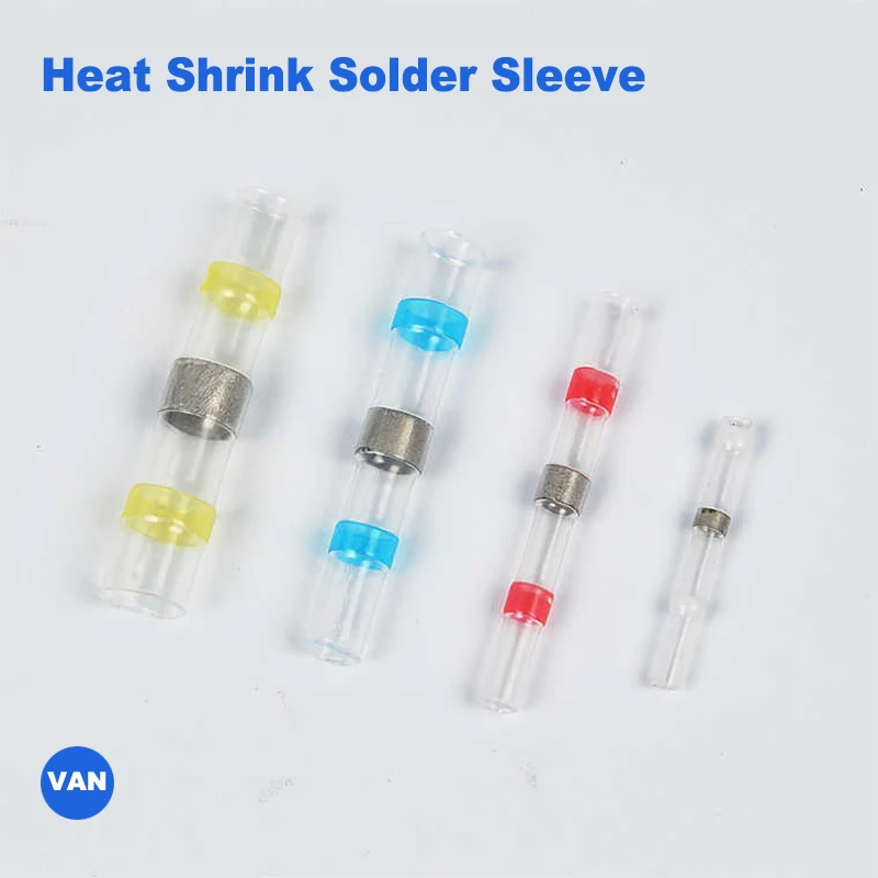 

10/50pcs SST-S21Soldering Terminals HeatShrinkSolder Butt Connectors SolderConnectorKit WireConnectorWelding Cable Connectors