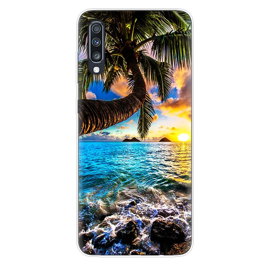 

landscape Case For Samsung Galaxy S21 Ultra A50 A70 A51 A71 A20 A20E S20 FE S10 Plus S7 Edge S8 S9 S10E A10 Note 20 Back Cover
