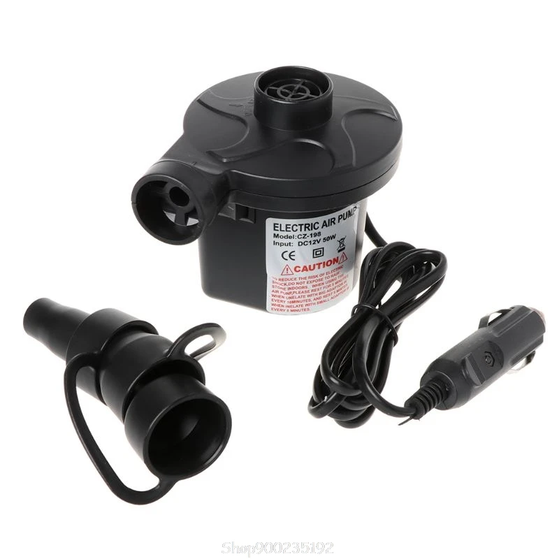 

Electric Air Pump Portable Air Mattress Pump Inflator Deflator For Inflatables Au 12 20 Dropship