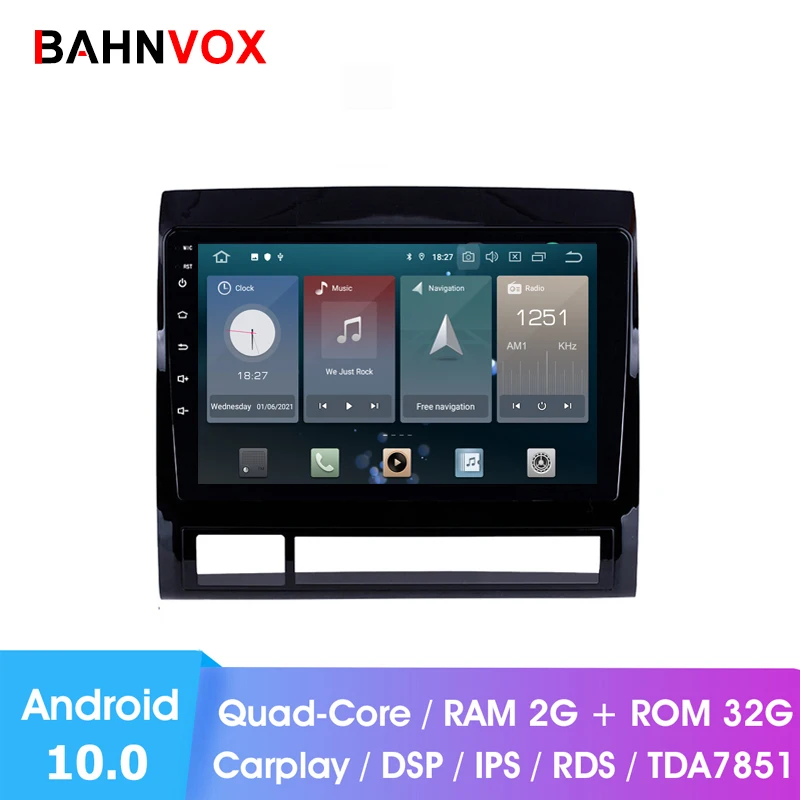 9 &quotandroid 10 0 ОЗУ 2G Автомобильный gps dvd плеер для TOYOTA TACOMA HILUX 2005 2013 автомобильное