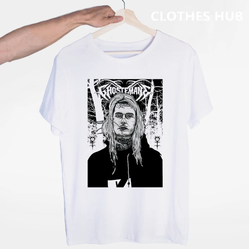 Футболка GHOSTEMANE Лидер продаж Летняя Повседневная футболка с принтом|Мужские