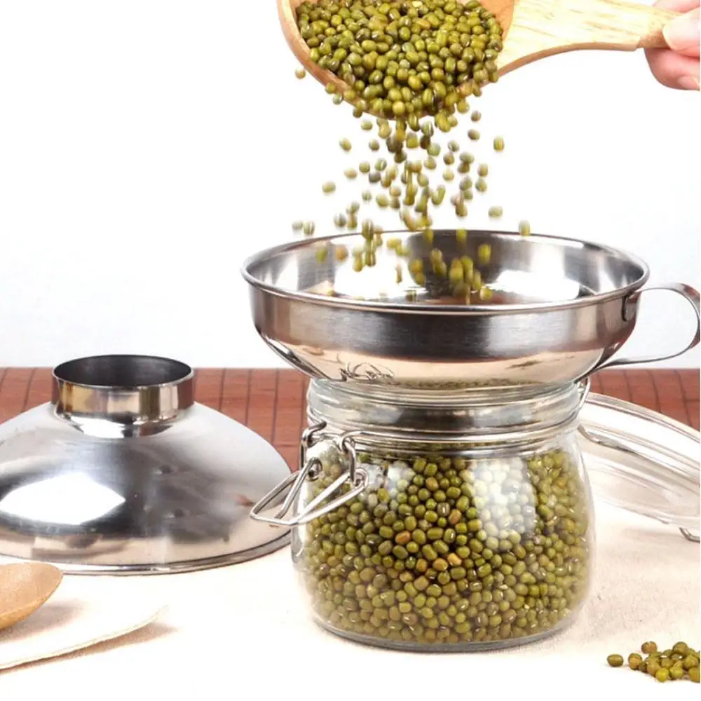 Сталь преформы с широким горлышком Воронка соус салата большой Диаметр