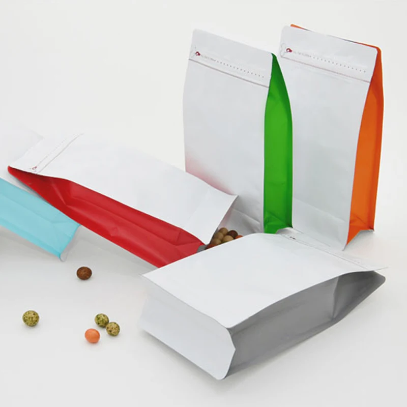 Пустые чайные пакеты 20 шт./лот для упаковки кофейных зерен из алюминиевой фольги