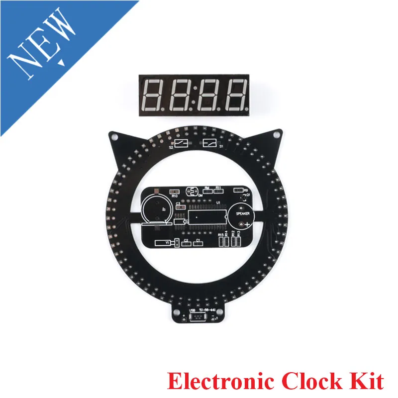 Электронные часы набор сделай сам креативный будильник с контролируемой