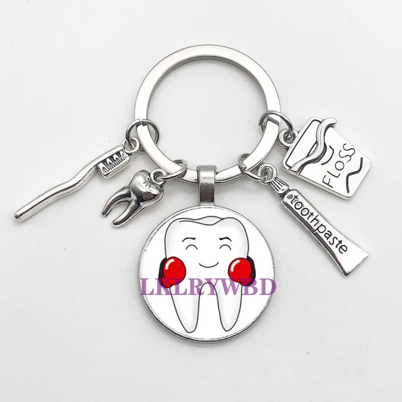 Новинка зубная щетка паста брелок стоматологический помощник подарок