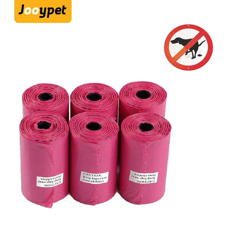 JOOYPET Compostable горячий розовый собачий мешок для мусора пластиковый мешок для мусора биоразлагаемый