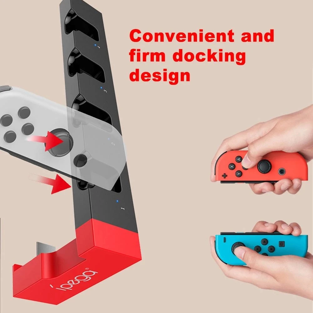 controller charger charging dock stand station holder for nintendo switch joy con game console gamepad accessories free global shipping
