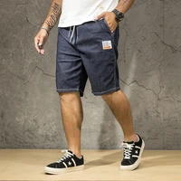 46 plus size baggy jeans denim jeans mens shorts jeans high quality casual pants denim trousers summer fashion male new 2021