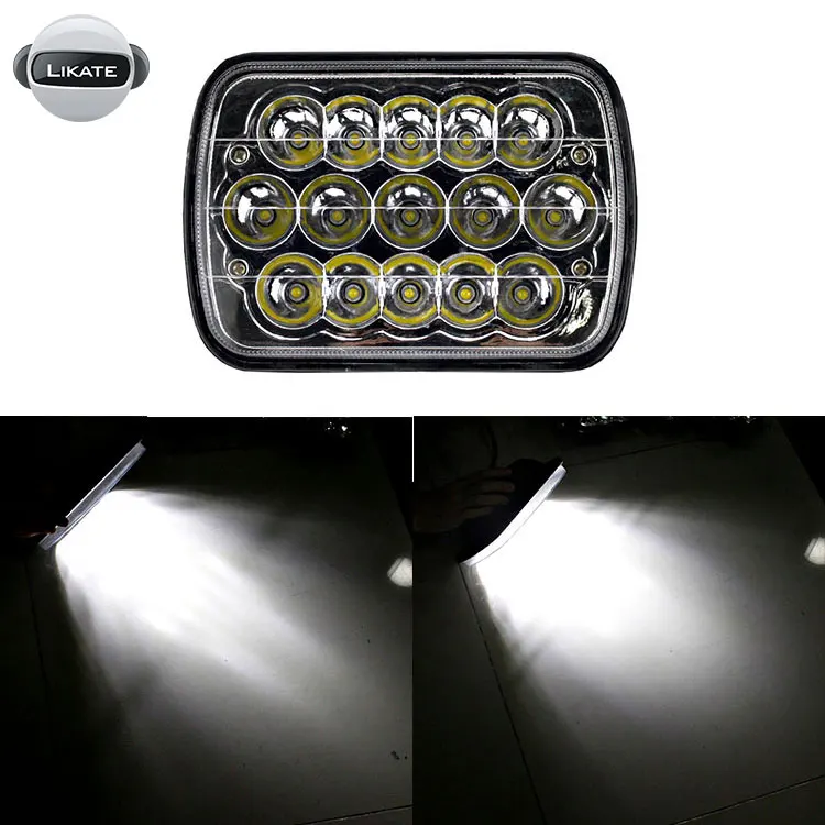 ЛКТ 7-дюймовый светодиодный прожектор для грузовика 45 Вт Белый H/L луч света 12 В