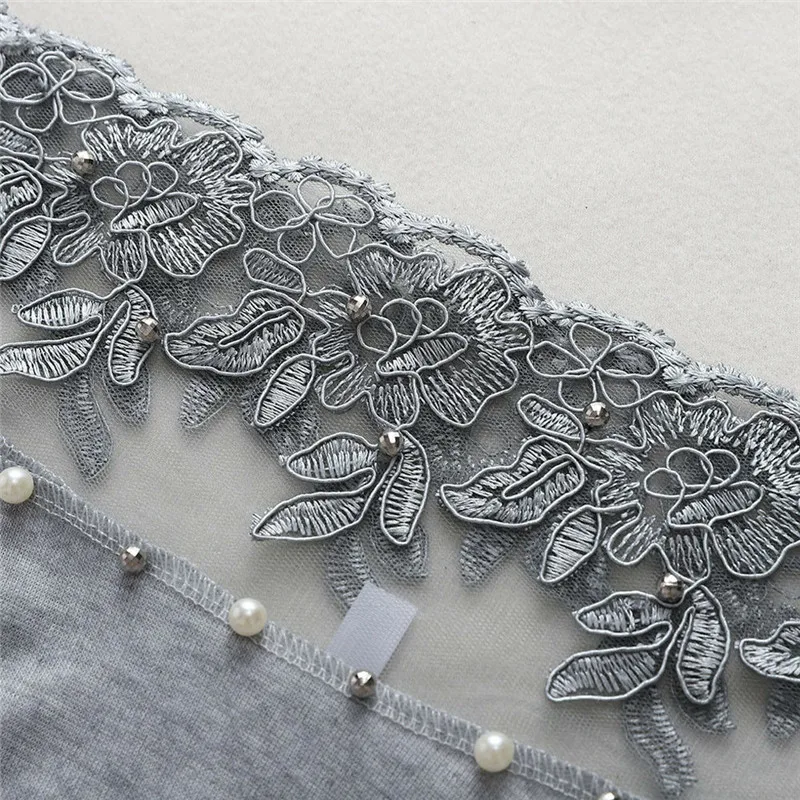 Женские однотонные Цвет с открытыми плечами длинными рукавами кружевом и