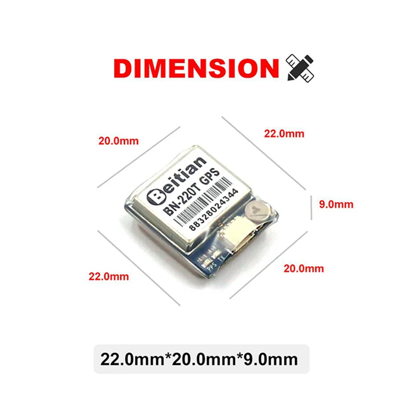 beitian bn 220t bn220t gps глонасс модуль 72ch 22x20x9mm 83g для rc