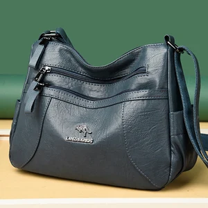 Женская сумка через плечо, 4-слойная дизайнерская сумка-мессенджер, 2021