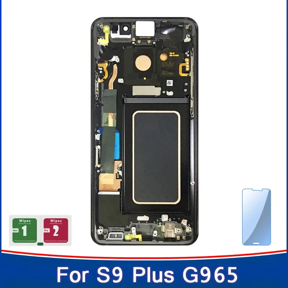 Новый оригинальный AMOLED Замена для SAMSUNG Galaxy S9 + ЖК дисплей сенсорный экран