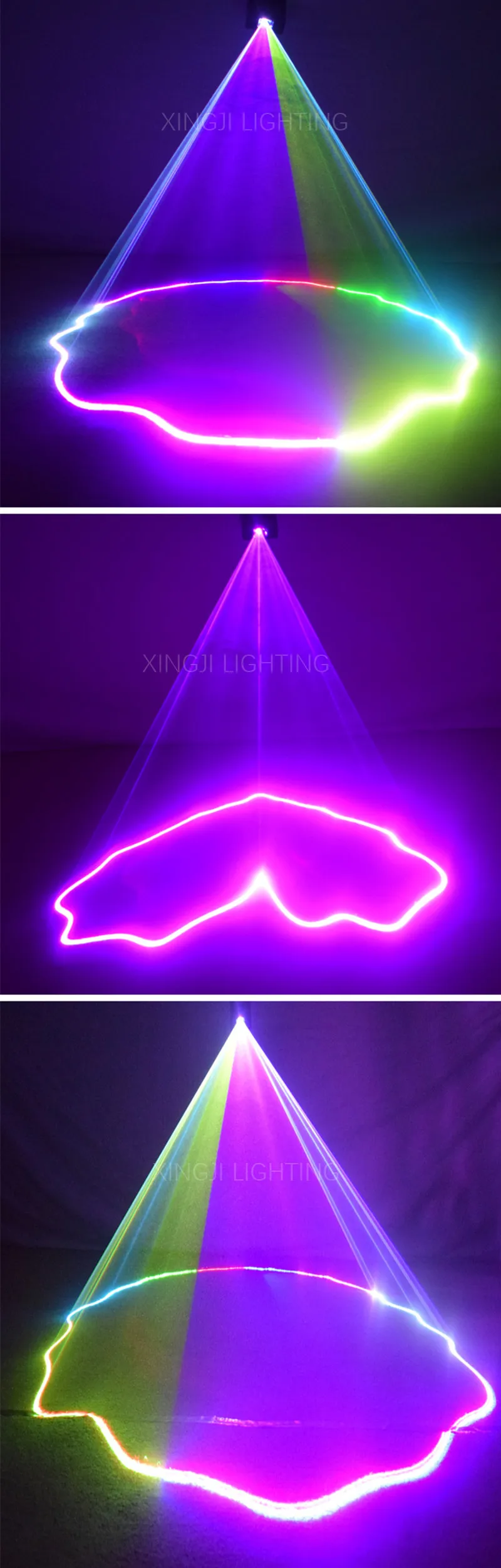 Профессиональный DJ лазерный показ полноцветный RGB узоры линии проектор сценический эффект освещение для дискотеки рождественские вечерние 1 голова лазер