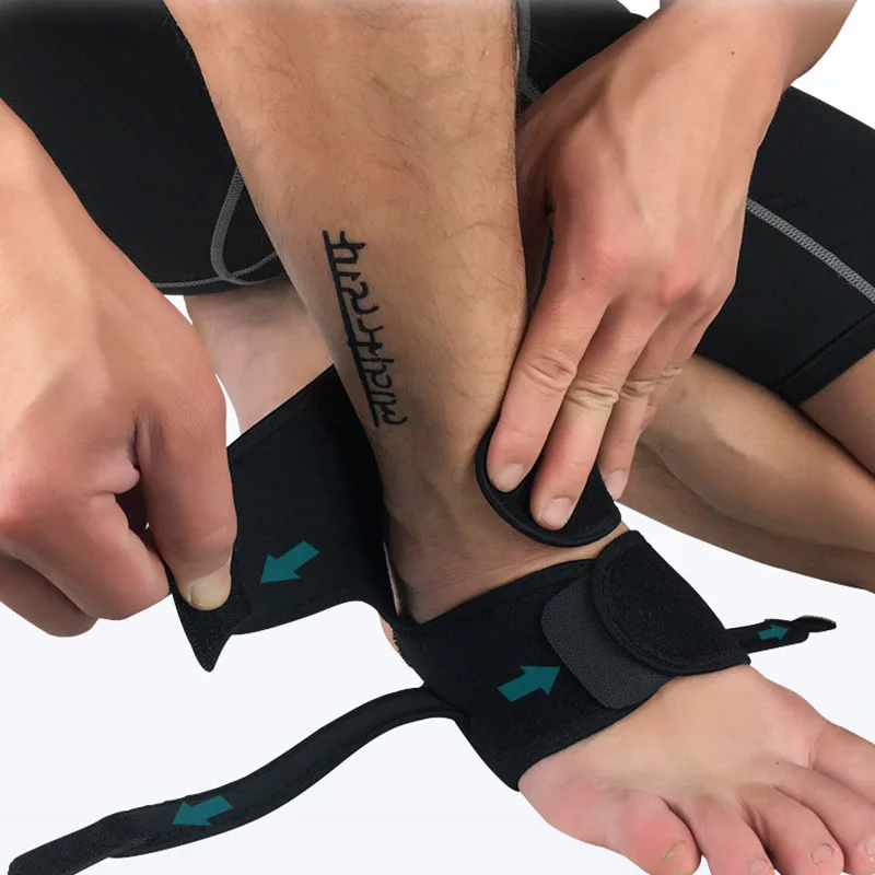 1 шт. компрессионная поддержка голеностопа Регулируемый ремень спортивная