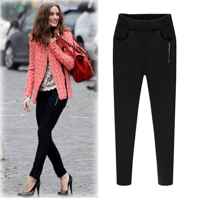 Зимние теплые шаровары размера плюс 6XL Женская Повседневная Свободная одежда