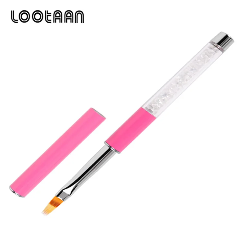 Lootaan 1pc Красный лак для ногтей эффектом деграде (переход от темного к щетка