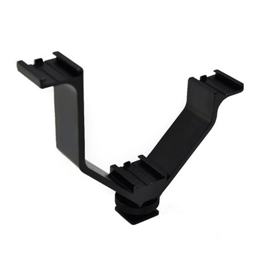 Прочный микрофон Поддержка Алюминиевый горячий башмак черный практичный для