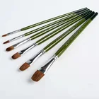 Бутик 6 деревянных зеленых полюсов Langhao, Меловые Детские граффити, художественные принадлежности, художественные принадлежности для художественной живописи