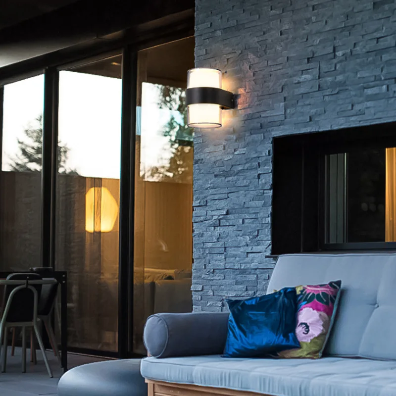 Светодиодный настенный светильник IP65 Водонепроницаемый Открытый садовый 85-265 в