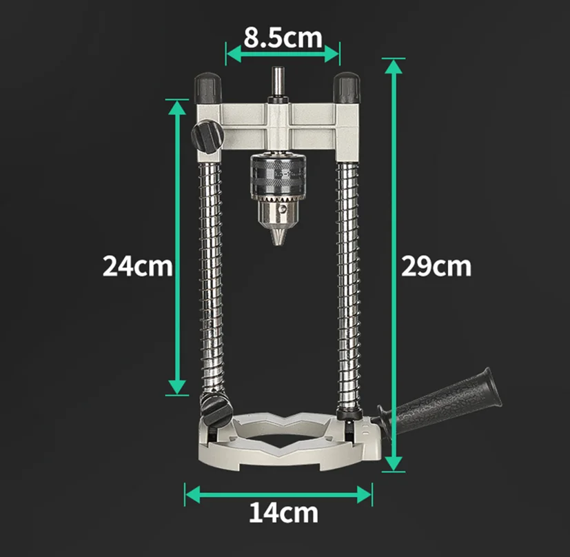

Woodworking Drill Locator Convenient Labor Saving Alloy Steel Woodworking Drilling Template Guide Tool For Home