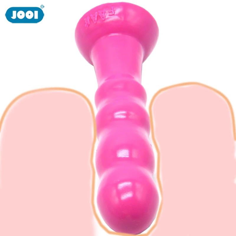 JOOI G156 бусины Анальная пробка силиконовый фаллоимитатор на присоске секс игрушки