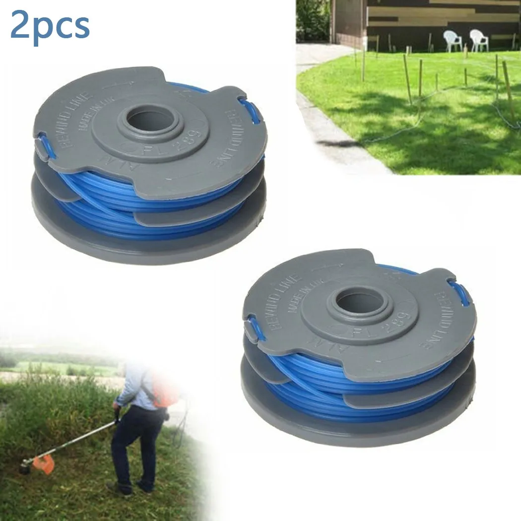 

2 Pcs Trimmer Spool Line Replace Accessories For Flymo Double Autofeed ALM FL289 Contour XT 500 Power Plus 500XT 700 Power Plus