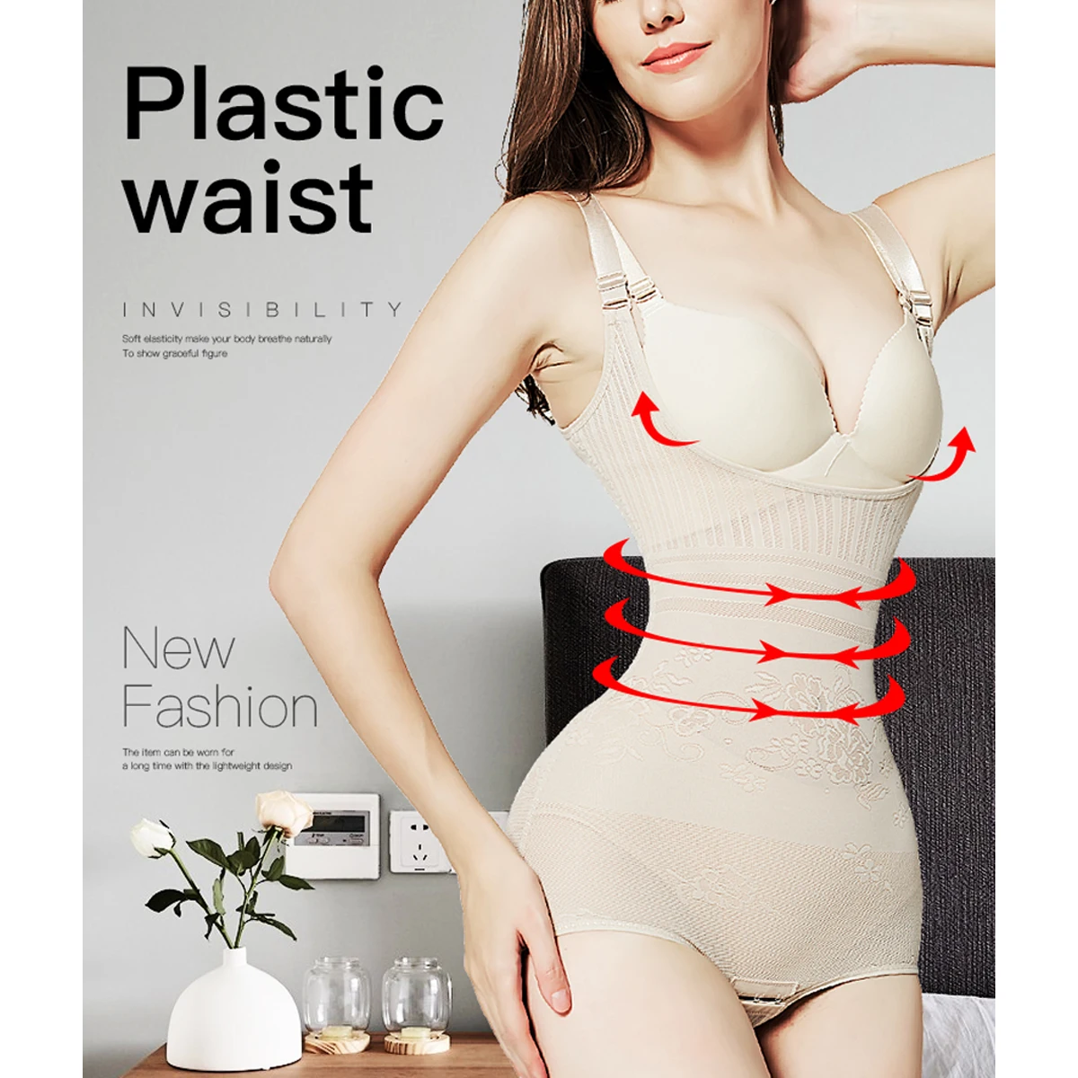 Женское нижнее белье формирователь всего тела сексуальное Послеродовое