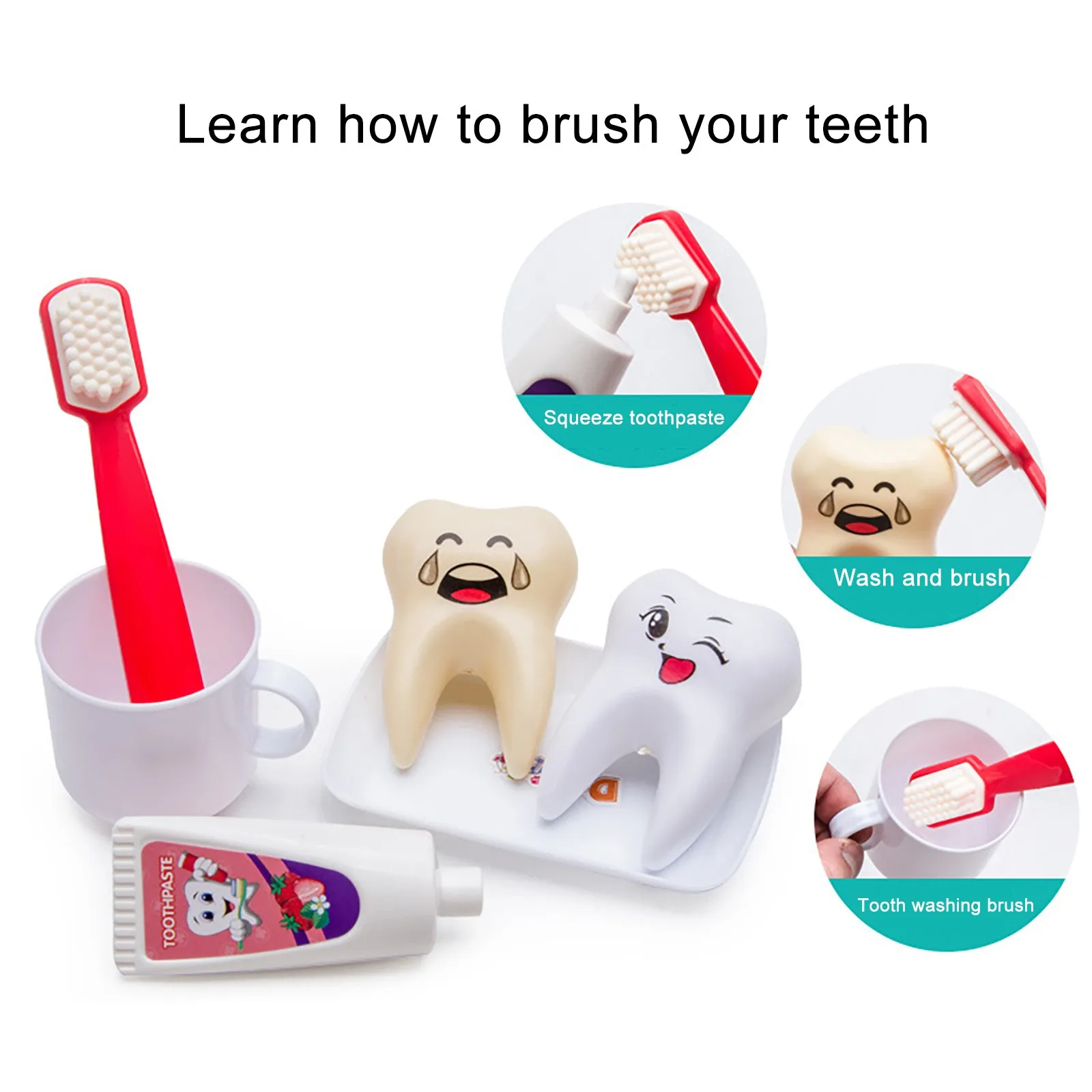 

ABS Pretend Play Doctor Educationa Toys Set for Children Medical Simulation Medicine Chest Set for Kids Interest Development