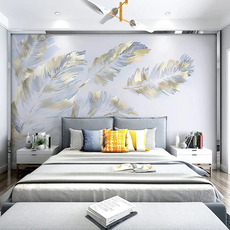 Скандинавский простой фон для дивана настенная живопись светильник гостиной