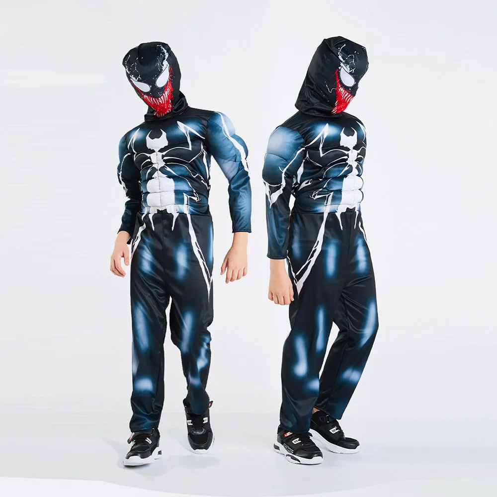 Детский костюм Человек-паук для мальчиков и девочек вечерние Костюмы