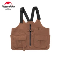 naturehike outdoor functional vest strap outdoor camping mountaineering portable vest coat