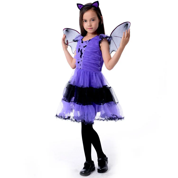 Костюм на Хэллоуин для детей страшный маскарадный костюм маленьких девочек