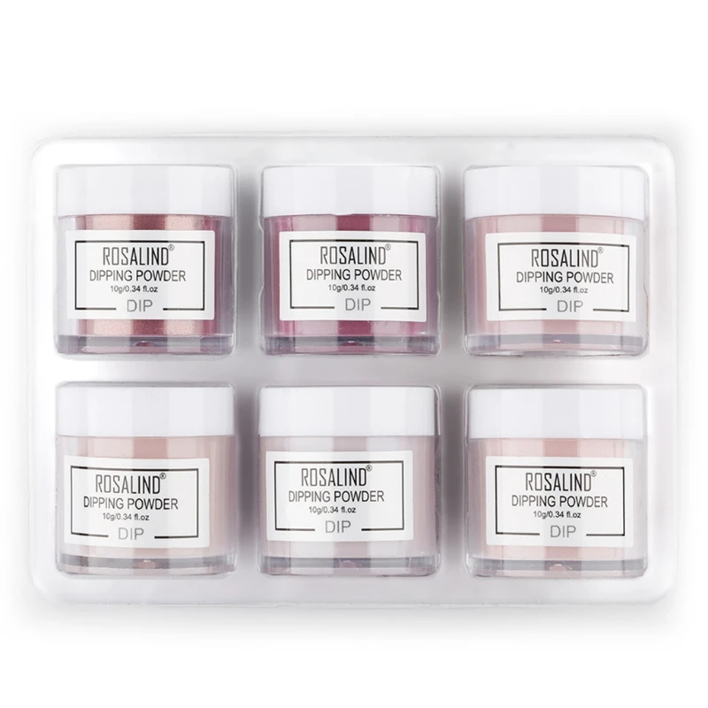 Набор для маникюра цветной s-образный порошок французского инструмент украшения