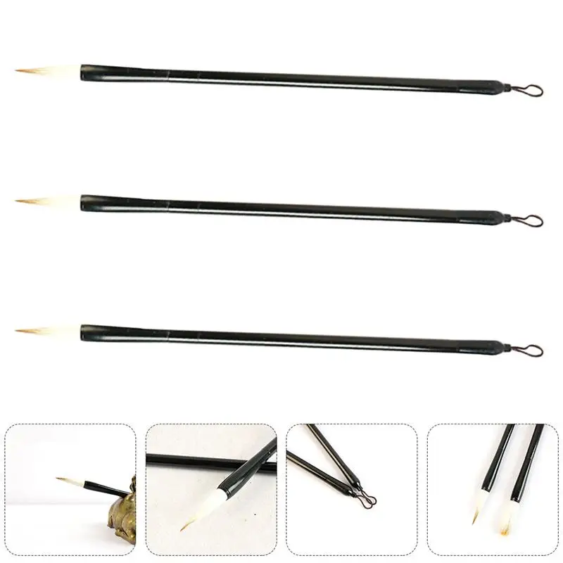 

3Pcs Calligraphy Brushes Practical Writing Brushes durable Brush Pens