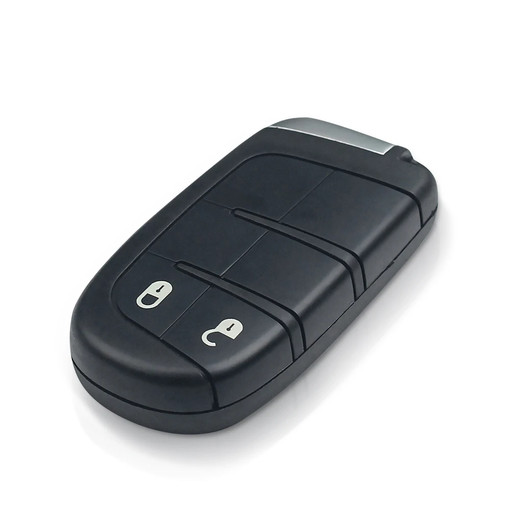 Keyyou 2/3/4/5 Button Chrysler Jeep Cherokee Dodge Ram 1500 Journey Charger Challenger Car Smart Key Shell Insert Blank Case image 2