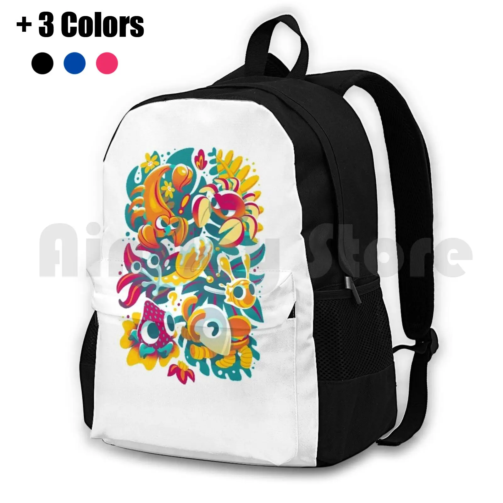 

Bugsnax | Lunch Bunch Art For Fan New Edition Outdoor Hiking Backpack Waterproof Camping Travel Funny Bugsnax Stikers Bugsnax