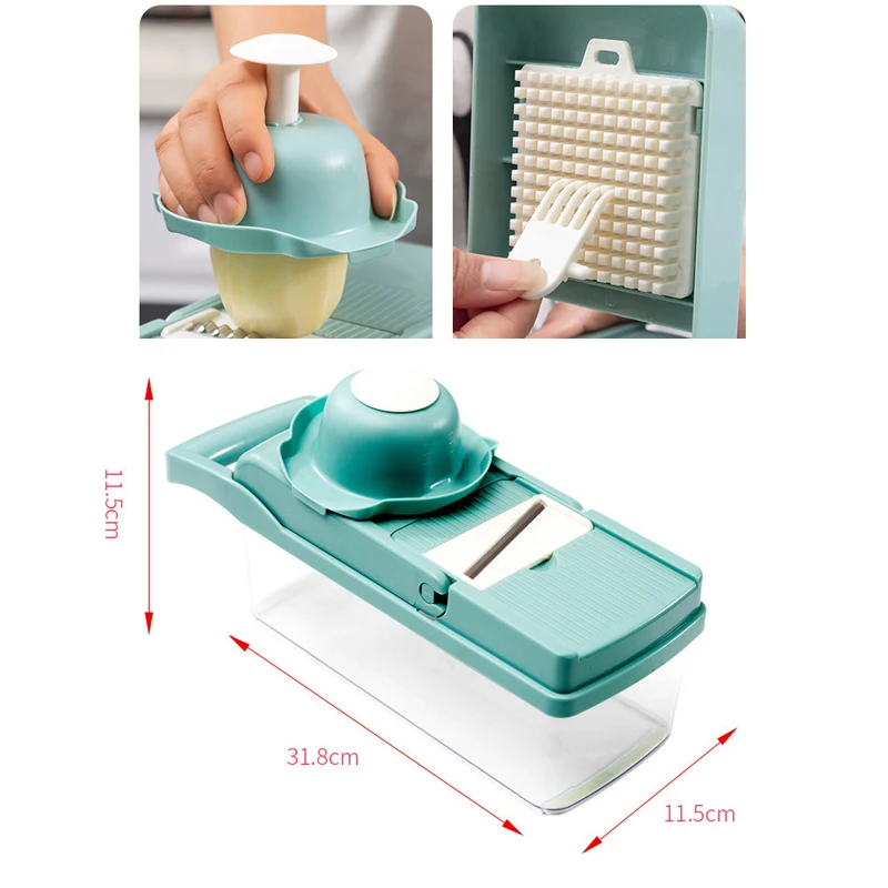 Мути функция фрукты овощерезка мандолин чеснок Картофельная Терка резак для