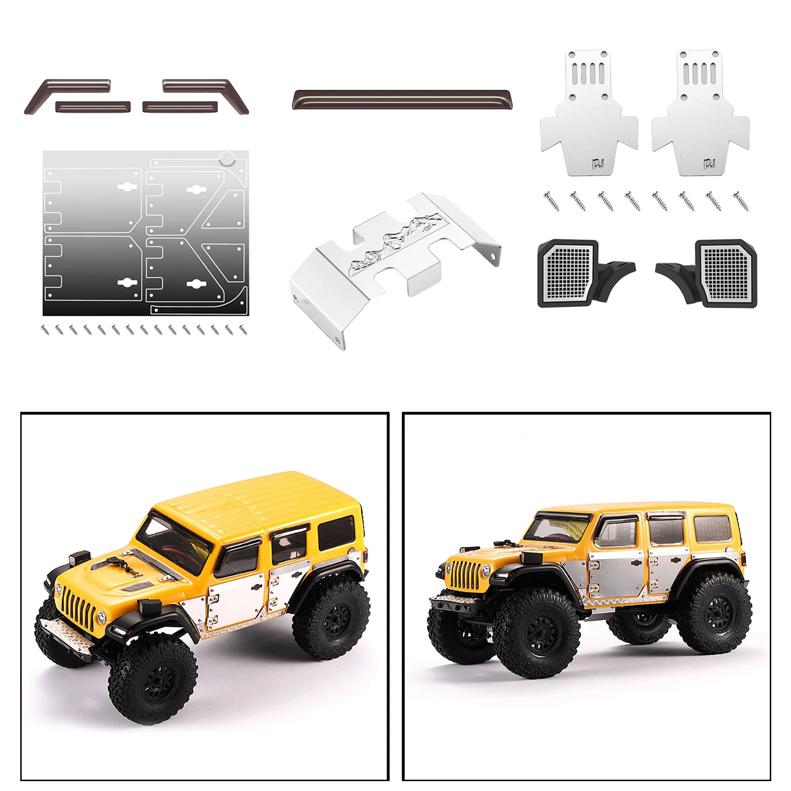 

Upgrade Protector for Axial SCX24 1/24 4WD RC Crawler Truck Car Hobby Decor