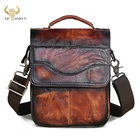 Повседневная дизайнерская сумка-мессенджер из натуральной кожи для мужчин, модный винный тоут через плечо для планшета 8 дюймов, ранец, 144