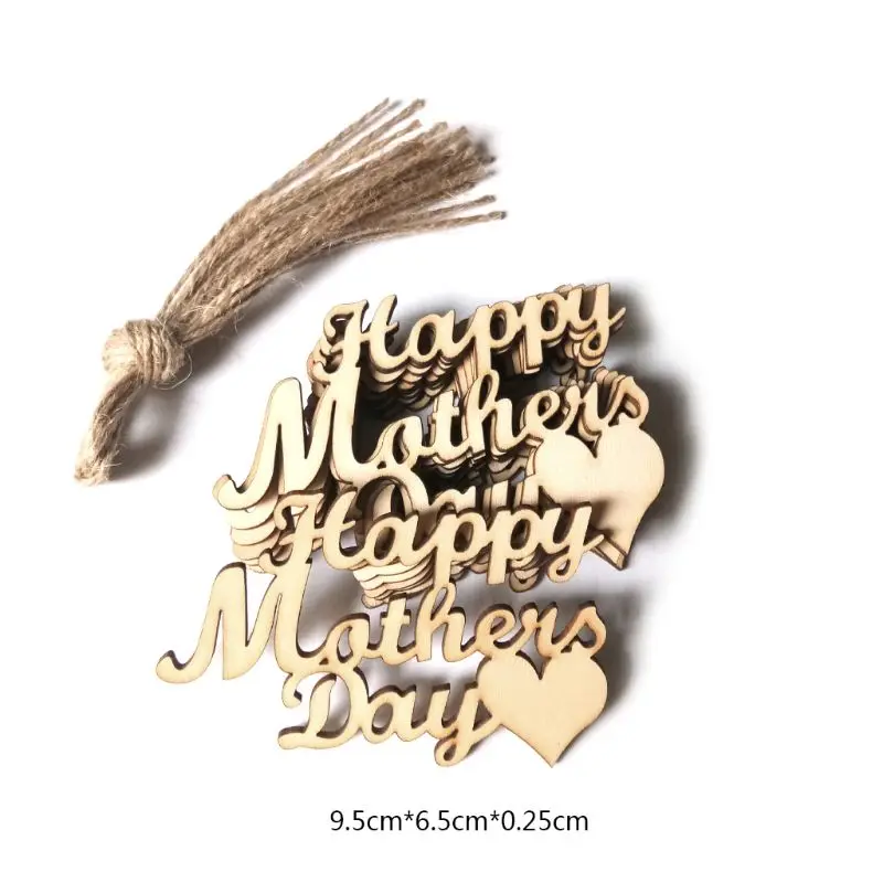 10 шт. деревянные подвесные знаки на День Матери | Дом и сад