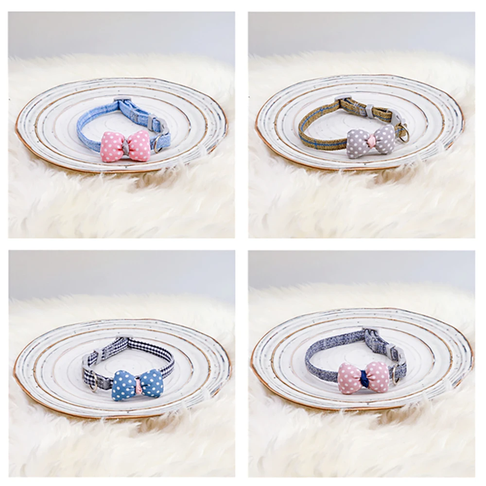 

1 шт. галстук-бабочка кошка маленькая собака регулируемый галстук-бабочка кошка рубашка с принтом с котами и воротником Галстуки щенок бант...