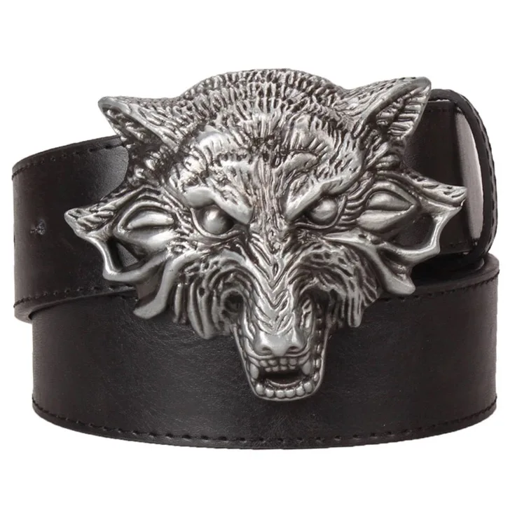 3D Wild Wolf Belt Buckle for Men Gift Howling Fenrir Old Norse Scandinavian Viking Mithology Werewolf Solid Novelty Cowboy | Дом и сад
