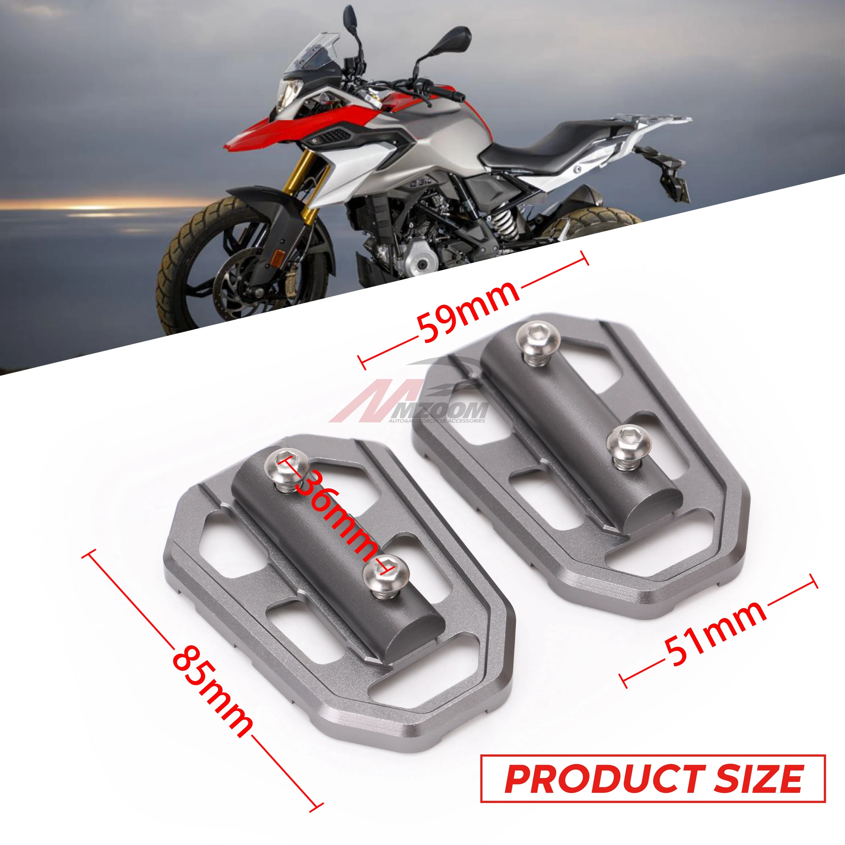 Мотоциклетные широкие колышки подставка для педали BMW G310R G310GS R1200GS LC
