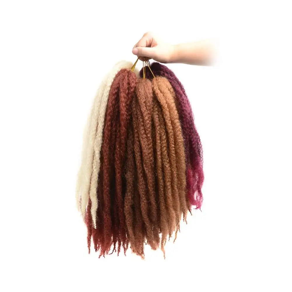 Смарт Braid 18inch марли на крючках косички синтетика афро привлекательный локон