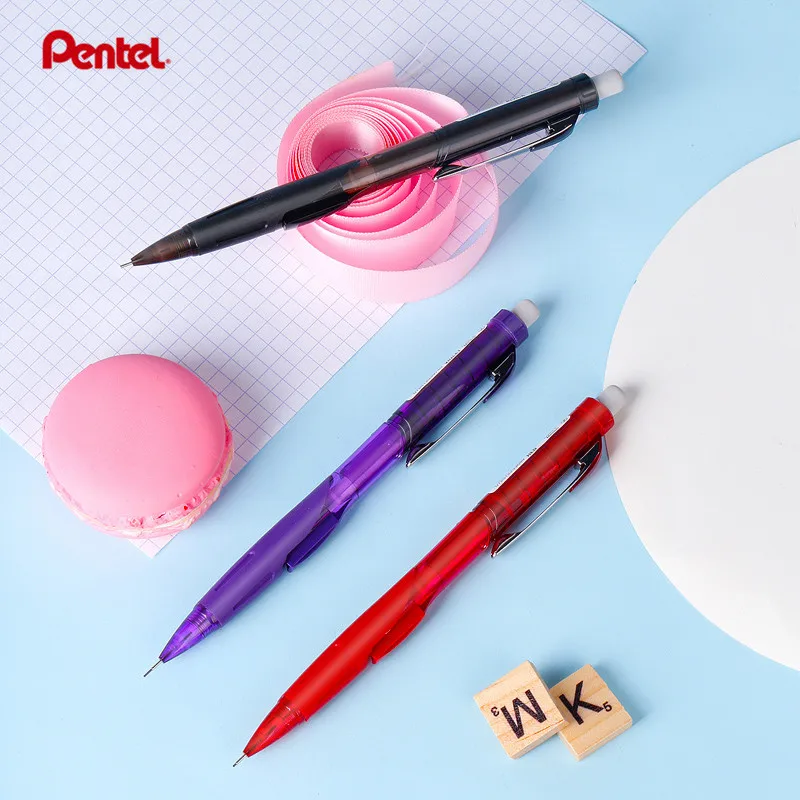 1 шт. Pentel PD275 механический карандаш с ластиком 0 5 мм 2B школьные офисные